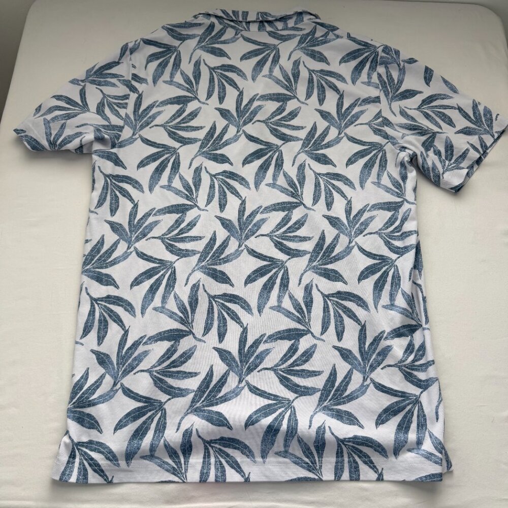 TravisMathew Polo Shirt Mens Large Leaf Print Golf Casual Short Sleeve - Picture 6 of 6
